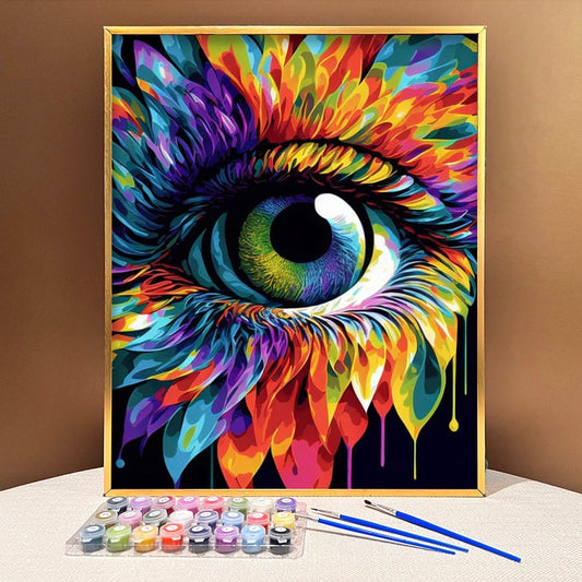 ArtVibe™ Mystical Eyes Collection (EXCLUSIVE) - Blooming Vision (16"x20") - ArtVibe Paint by Numbers