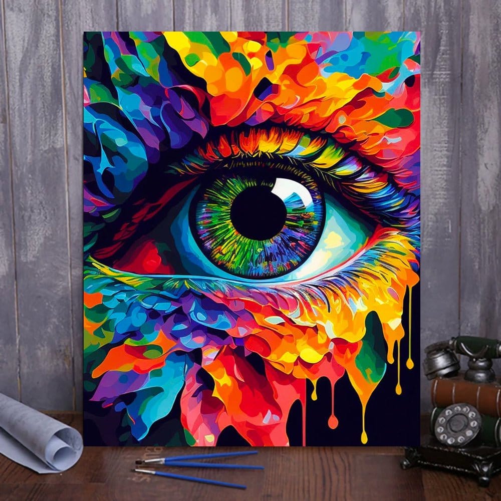 ArtVibe™ Mystical Eyes Collection (EXCLUSIVE) - Determination (16"x20") - ArtVibe Paint by Numbers