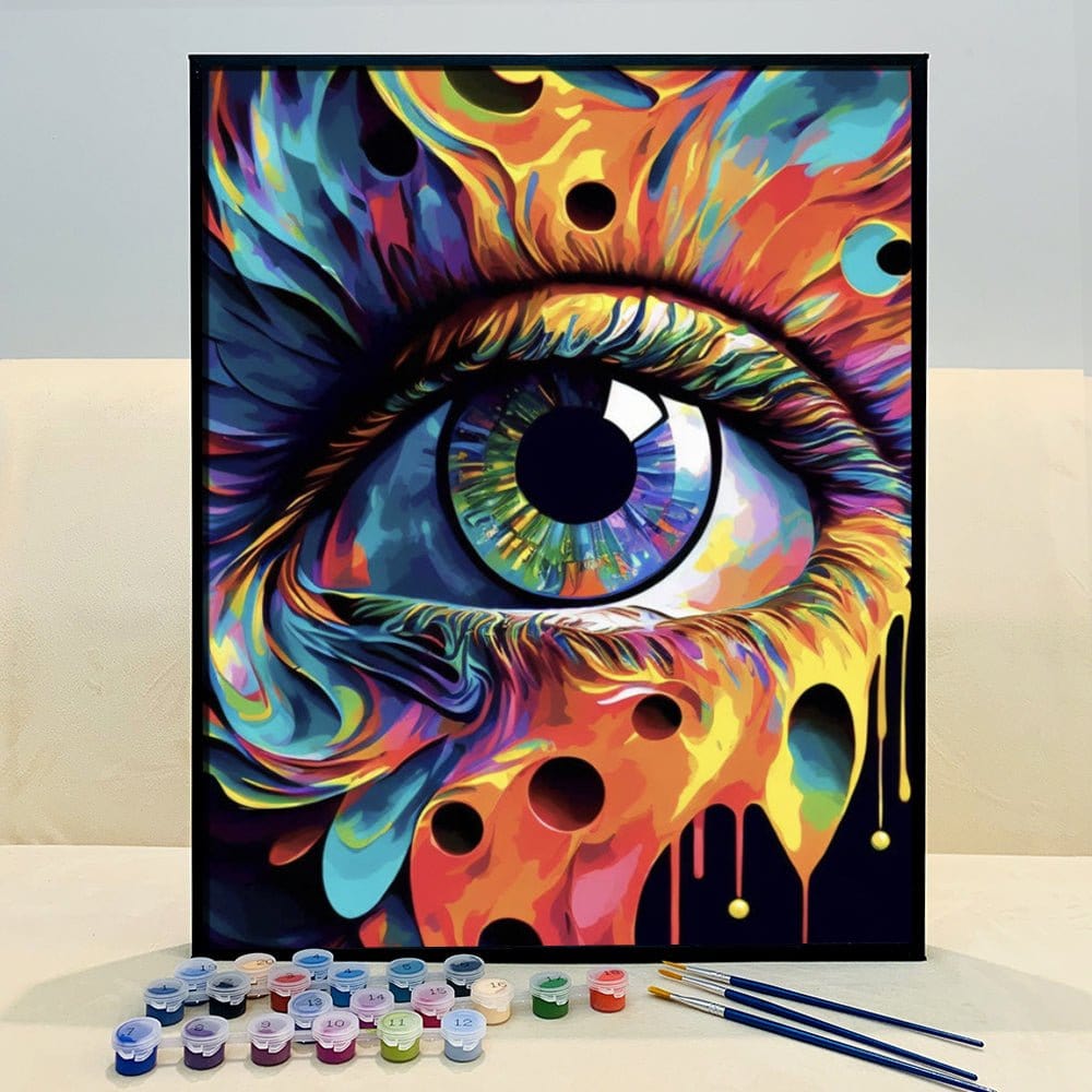 ArtVibe™ Mystical Eyes Collection (EXCLUSIVE) - Ebullience (16"x20") - ArtVibe Paint by Numbers