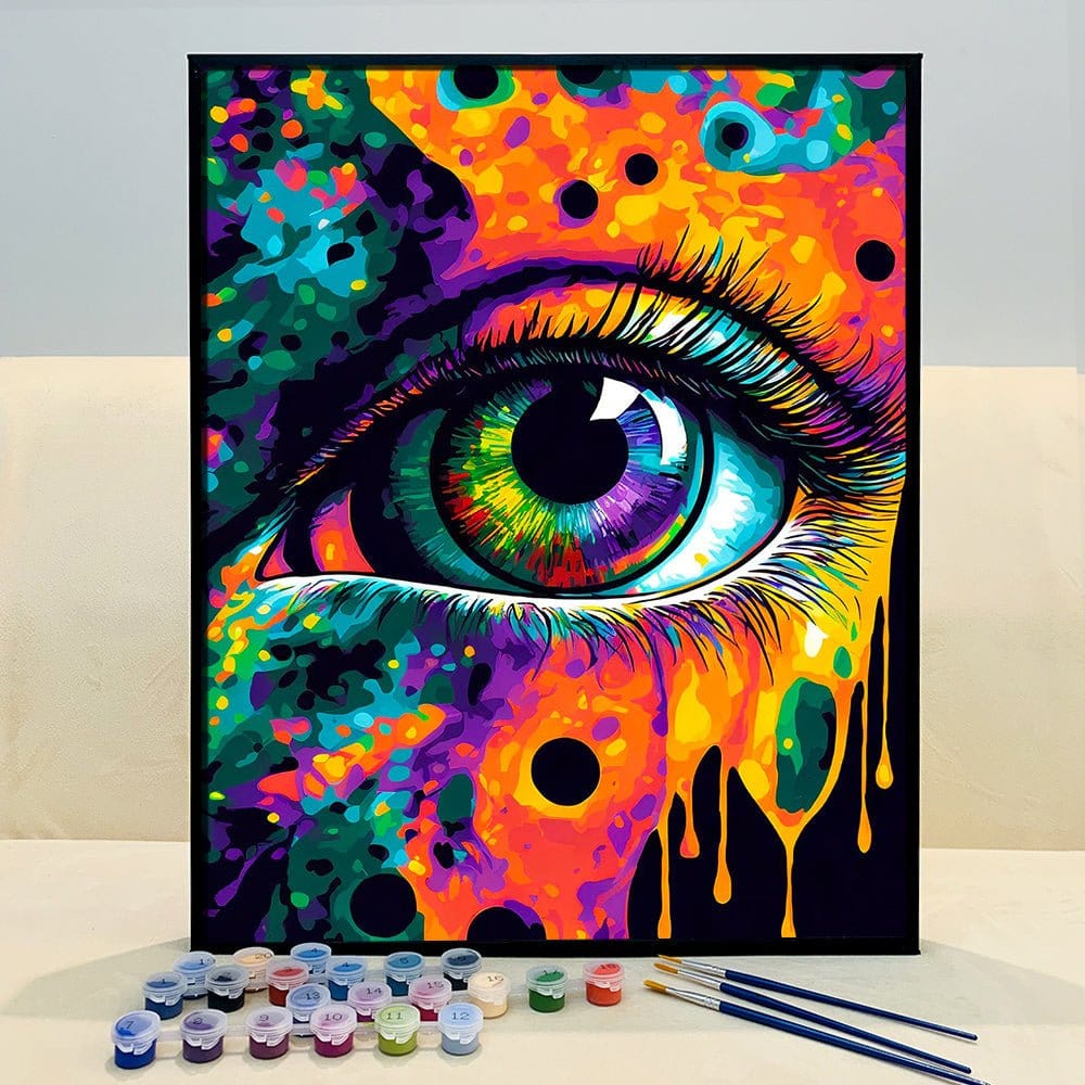 ArtVibe™ Mystical Eyes Collection (EXCLUSIVE) - Euphoria (16"x20") - ArtVibe Paint by Numbers