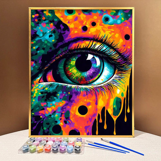 ArtVibe™ Mystical Eyes Collection (EXCLUSIVE) - Euphoria (16"x20") - ArtVibe Paint by Numbers