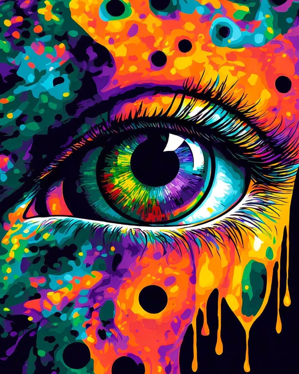 ArtVibe™ Mystical Eyes Collection (EXCLUSIVE) - Euphoria (16"x20") - ArtVibe Paint by Numbers