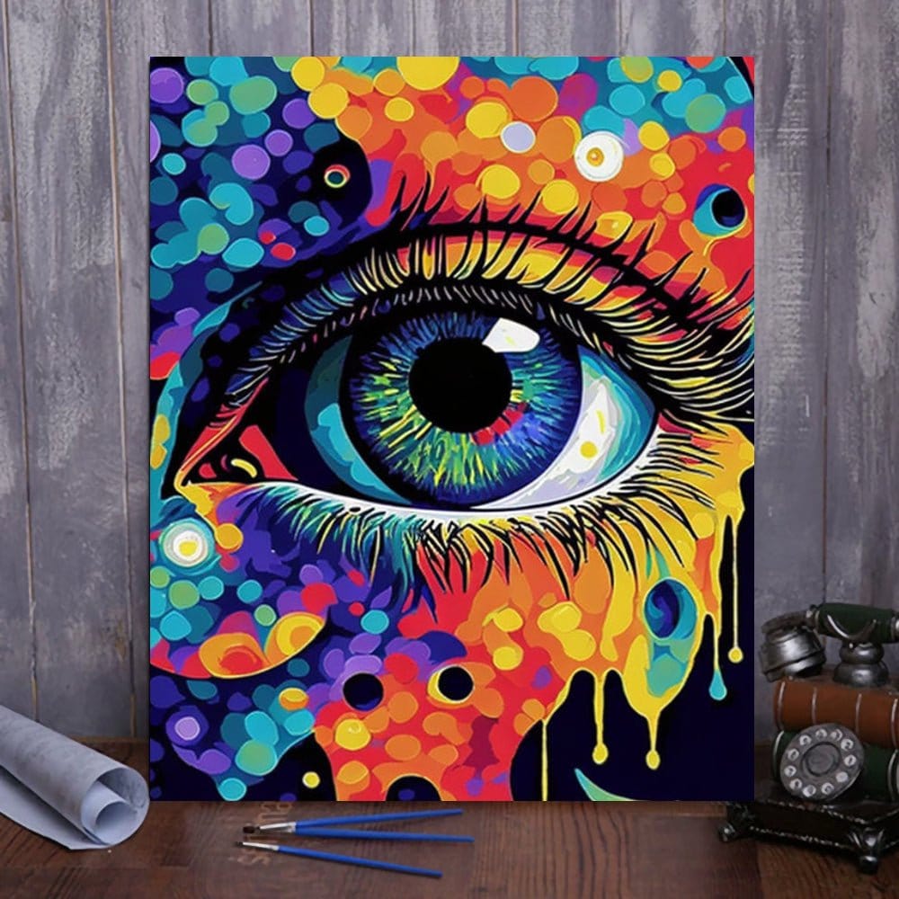 ArtVibe™ Mystical Eyes Collection (EXCLUSIVE) - Expectation (16"x20") - ArtVibe Paint by Numbers