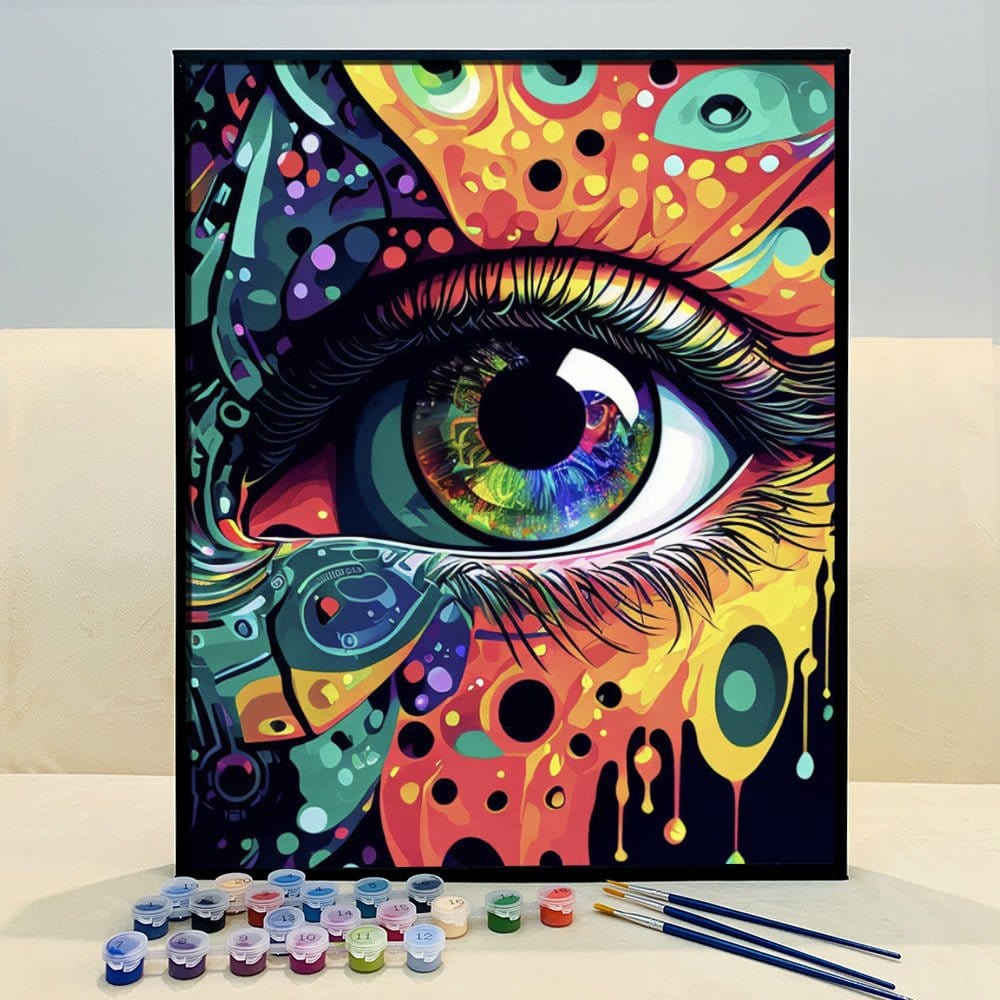 ArtVibe™ Mystical Eyes Collection (EXCLUSIVE) - Futuristic Fascination (16"x20") - ArtVibe Paint by Numbers