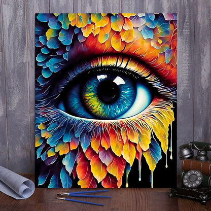 ArtVibe™ Mystical Eyes Collection (EXCLUSIVE) - Leafy Vision (16"x20") - ArtVibe Paint by Numbers