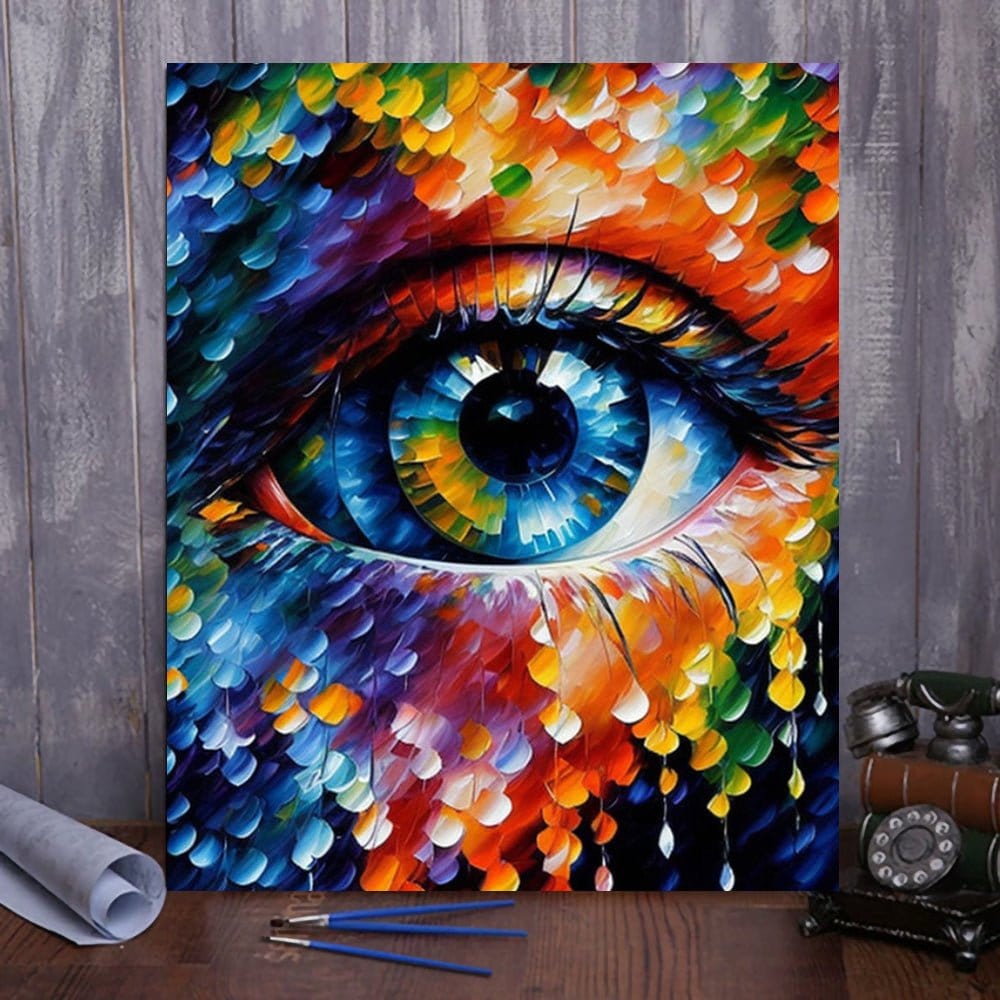 ArtVibe™ Mystical Eyes Collection (EXCLUSIVE) - Optimism (16"x20") - ArtVibe Paint by Numbers