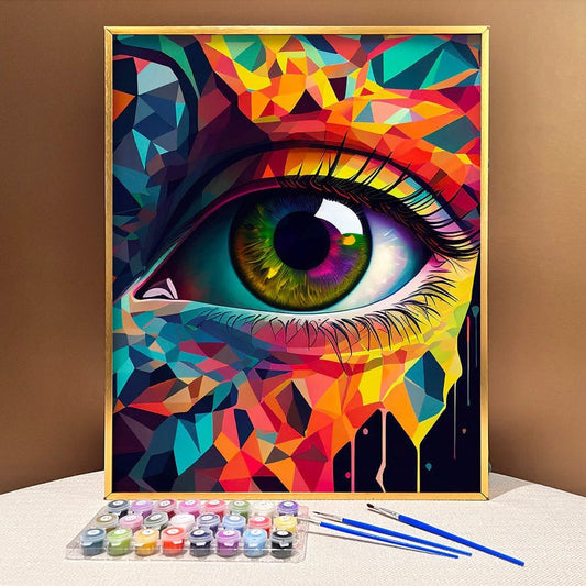 ArtVibe™ Mystical Eyes Collection (EXCLUSIVE) - Pop Art Gaze (16"x20") - ArtVibe Paint by Numbers