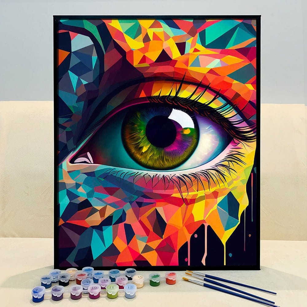 ArtVibe™ Mystical Eyes Collection (EXCLUSIVE) - Pop Art Gaze (16"x20") - ArtVibe Paint by Numbers