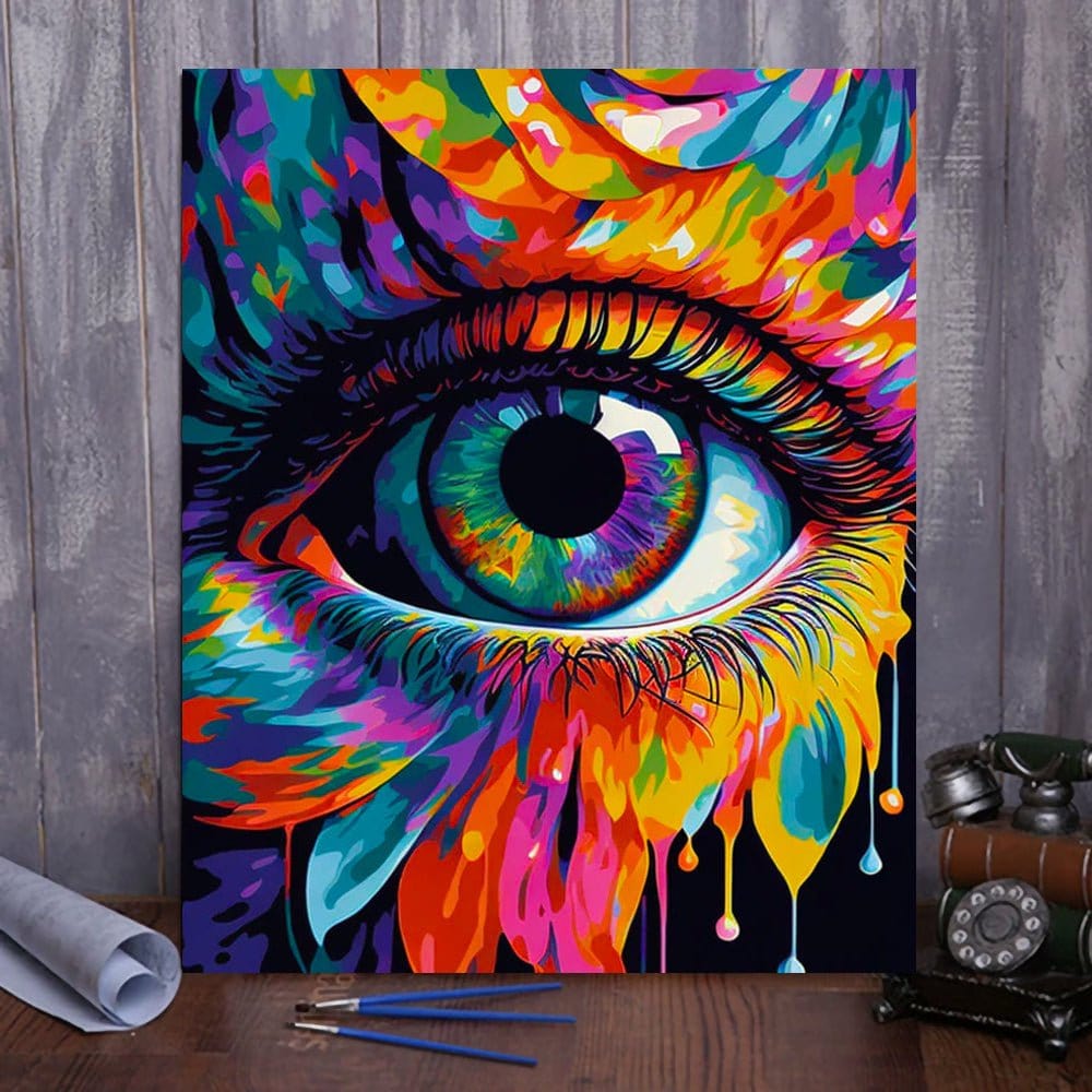 ArtVibe™ Mystical Eyes Collection (EXCLUSIVE) - Progression (16"x20") - ArtVibe Paint by Numbers