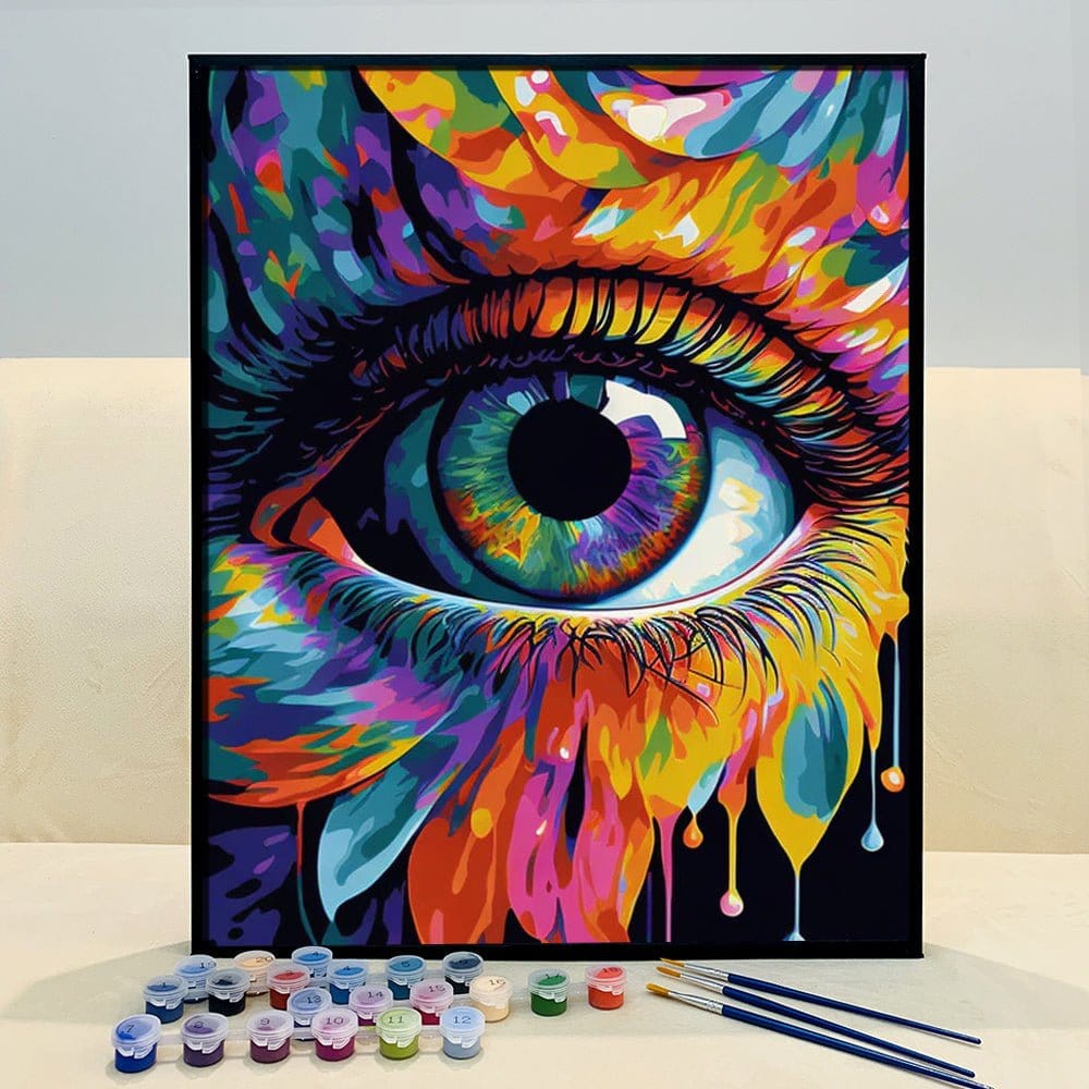 ArtVibe™ Mystical Eyes Collection (EXCLUSIVE) - Progression (16"x20") - ArtVibe Paint by Numbers