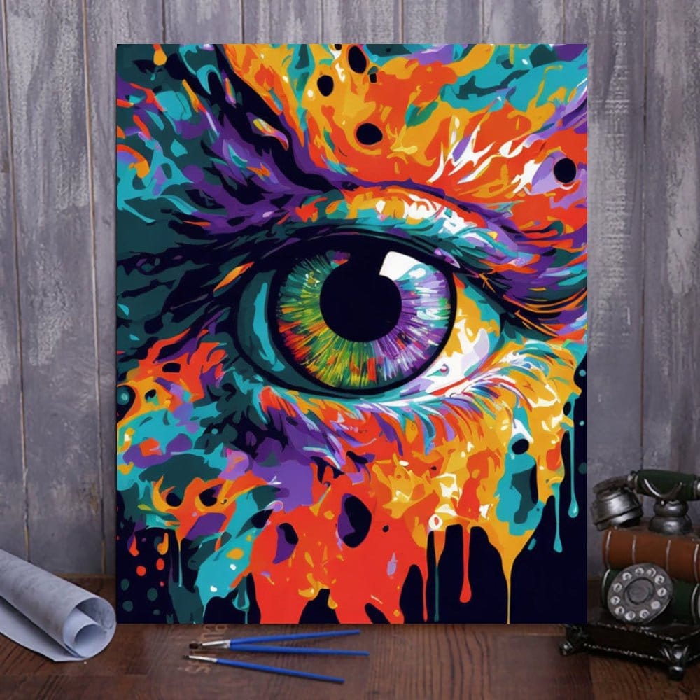 ArtVibe™ Mystical Eyes Collection (EXCLUSIVE) - Vibrance (16"x20") - ArtVibe Paint by Numbers