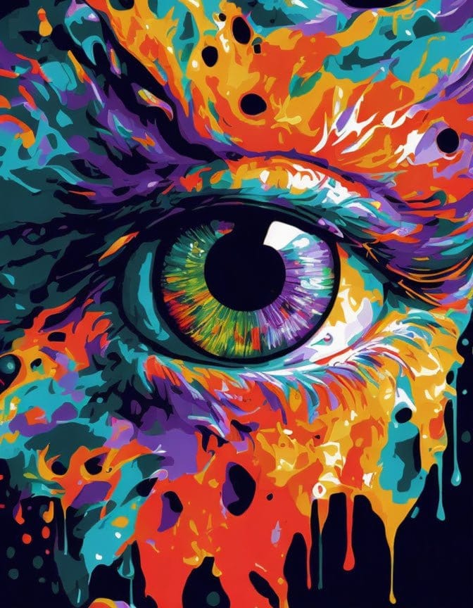 ArtVibe™ Mystical Eyes Collection (EXCLUSIVE) - Vibrance (16"x20") - ArtVibe Paint by Numbers