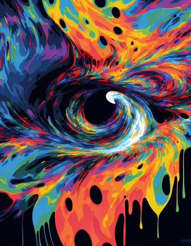 ArtVibe™ Mystical Eyes Collection (EXCLUSIVE) - Vortex Vision (16"x20") - ArtVibe Paint by Numbers