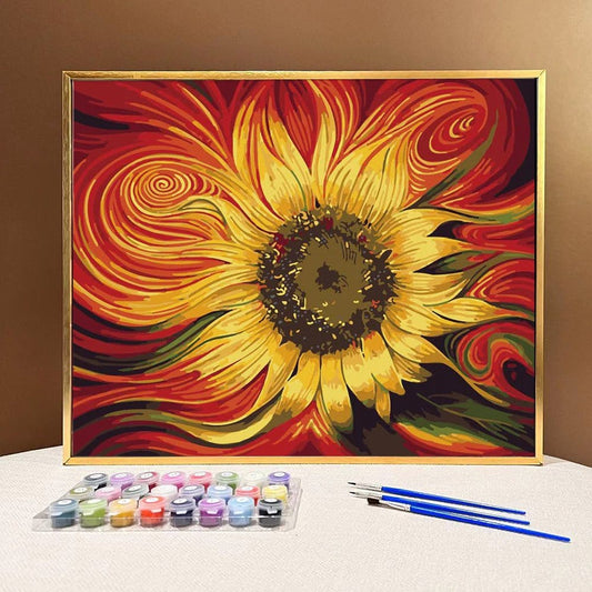 Celebrate the Beauty of Spring with ArtVibe™ DIY Painting By Numbers - Sunflorize (16"x20" / 40x50cm), an Enjoyable and Relaxing Art Experience - ArtVibe Paint by Numbers