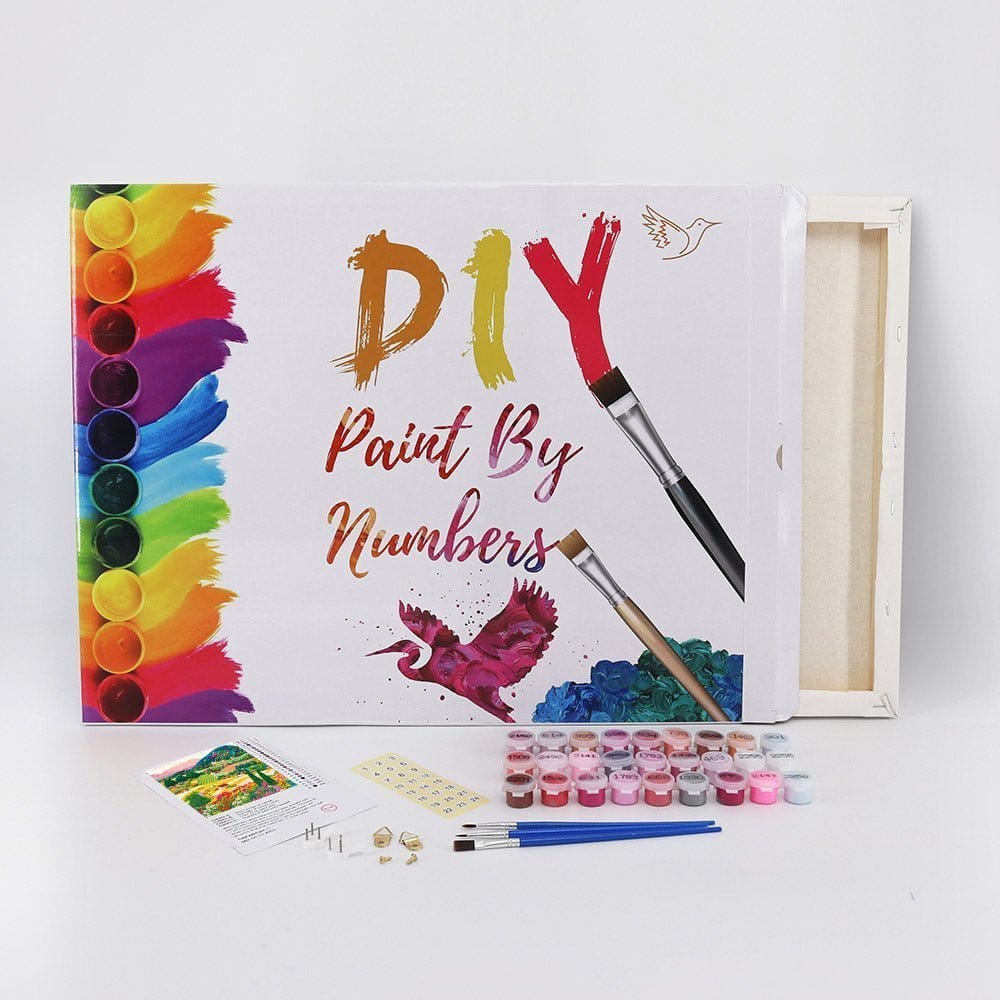 'Colorful Poodle' Paint by Numbers Kit - Immerse Yourself in a Spectrum of Joy, Embrace Doggo Tranquility, An Ideal Treat for Pooch Fans and Art Devotees Alike! - ArtVibe Paint by Numbers