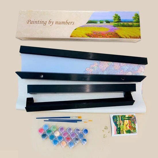 'Colorful Poodle' Paint by Numbers Kit - Immerse Yourself in a Spectrum of Joy, Embrace Doggo Tranquility, An Ideal Treat for Pooch Fans and Art Devotees Alike! - ArtVibe Paint by Numbers