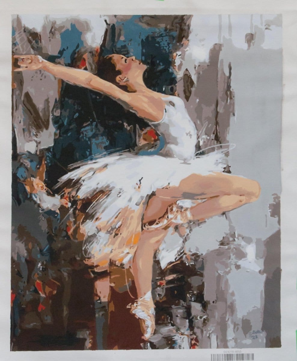 Create, Relax & Inspire: Ballet Elegance - A Soothing DIY Art Experience - ArtVibe Paint by Numbers