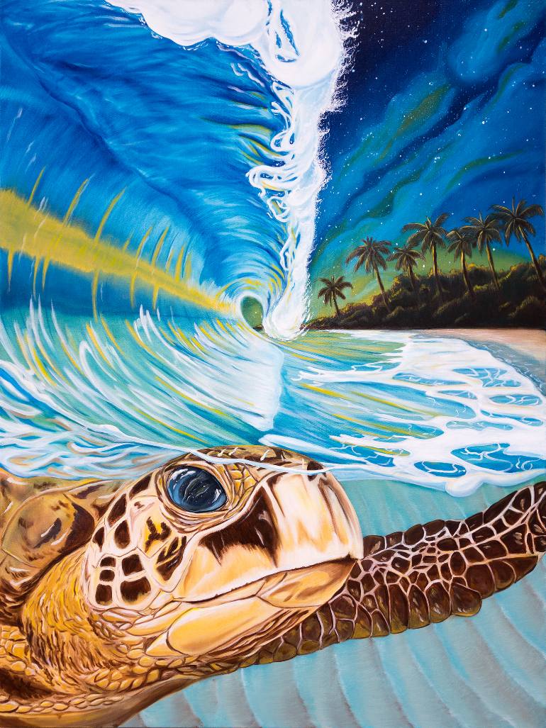 Dive into the Ocean's Wonders with ArtVibe™ DIY Painting By Numbers - Sea Turtle (16"x20" / 40x50cm), A Soothing and Inspiring Art Journey - ArtVibe Paint by Numbers