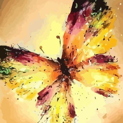 Embrace Transformation with ArtVibe™ DIY Painting By Numbers - Colorful Butterfly (16"x16" / 40x40cm), A Freeing and Soul-Enriching Art Experience - ArtVibe Paint by Numbers