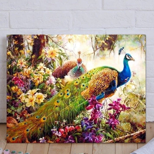 Embrace Your Inner Beauty with ArtVibe™ DIY Painting By Numbers - Majestic Peacock (16"x20" / 40x50cm), A Renewing and Confidence-Boosting Art Experience - ArtVibe Paint by Numbers