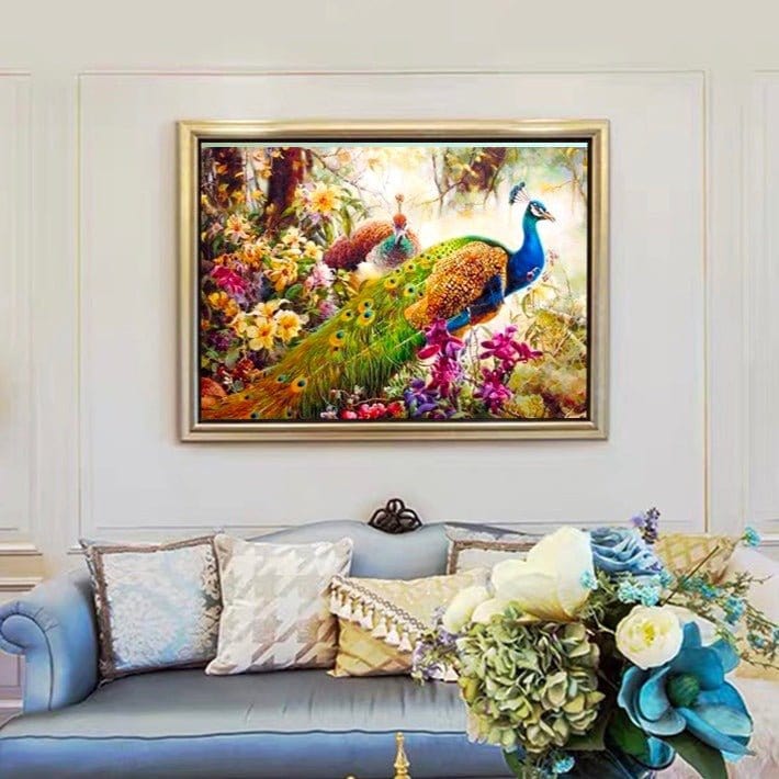 Embrace Your Inner Beauty with ArtVibe™ DIY Painting By Numbers - Majestic Peacock (16"x20" / 40x50cm), A Renewing and Confidence-Boosting Art Experience - ArtVibe Paint by Numbers