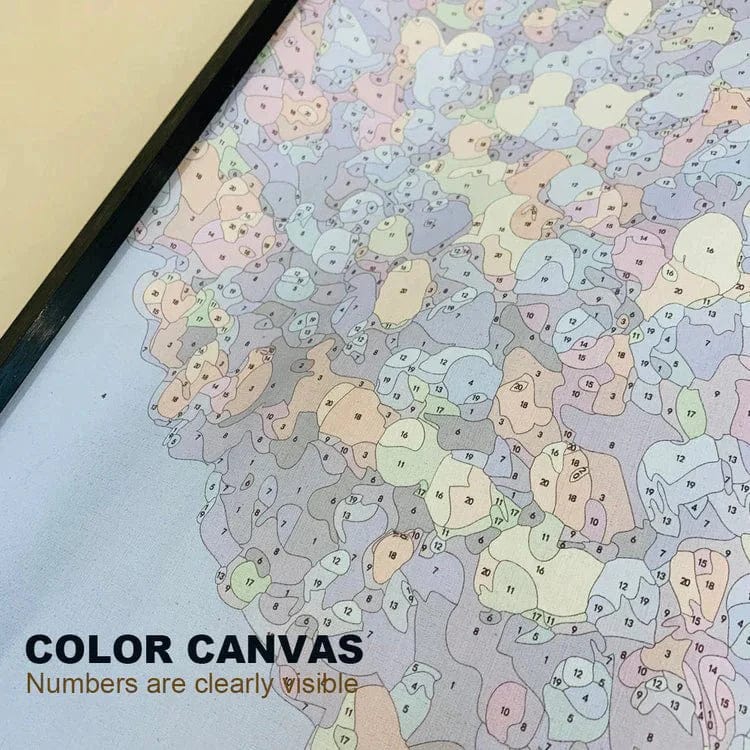 Unwind and De-stress with ArtVibe™ DIY Painting By Numbers (EXCLUSIVE) - Mystical Colorful Eye (16"x20"/40x50cm) - ArtVibe Paint by Numbers