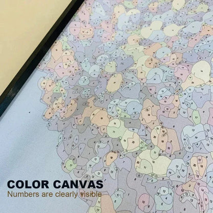 Unwind and De-stress with ArtVibe™ DIY Painting By Numbers (EXCLUSIVE) - Mystical Colorful Eye (16"x20"/40x50cm) - ArtVibe Paint by Numbers