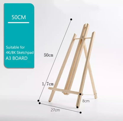 Wooden Tabletop Folding A-Frame Easel - ArtVibe Paint by Numbers